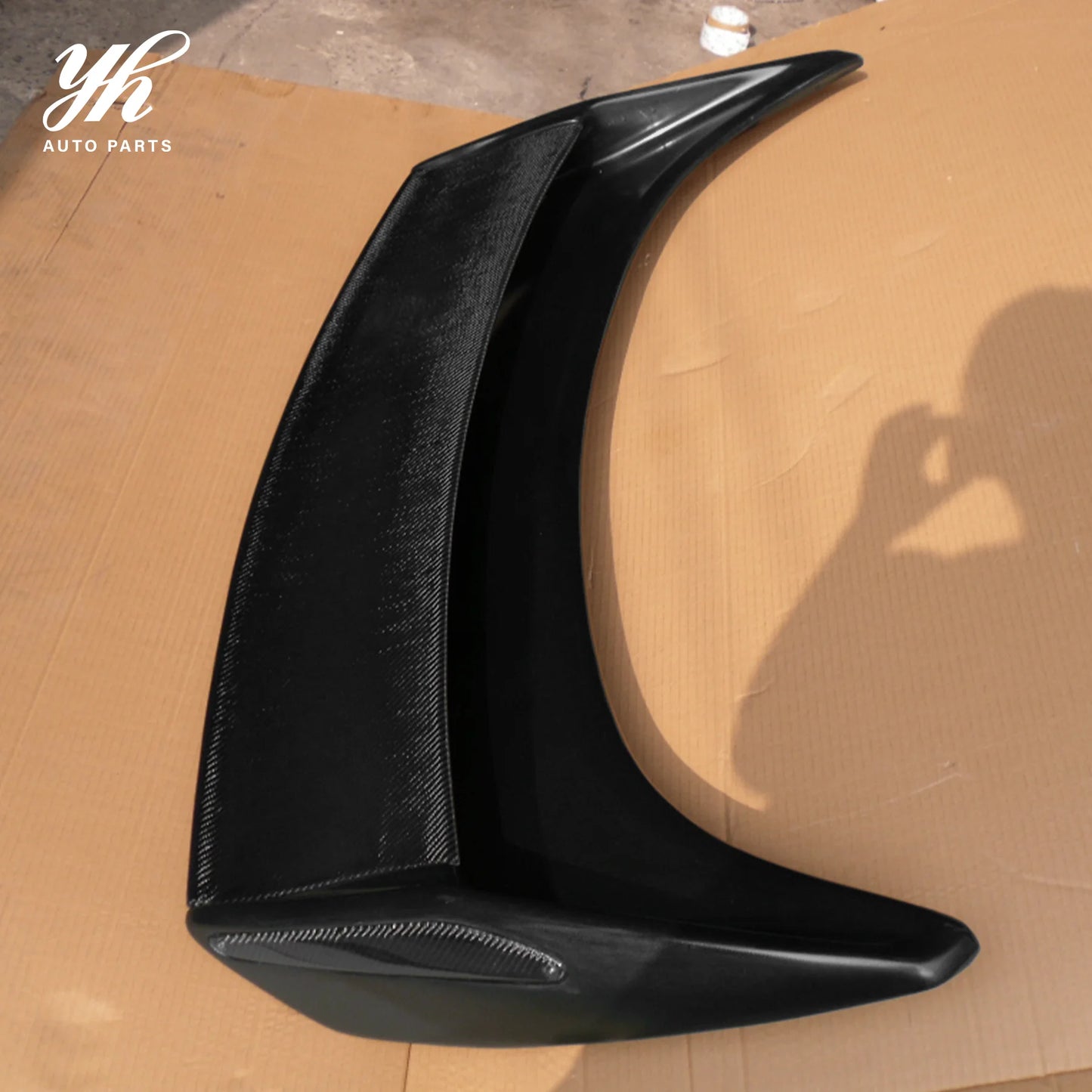 For 2002-2008 350Z Z33 VS3 Style Single Deck High Gloss Carbon Fiber Rear Trunk Spoiler Blade W/ Base
