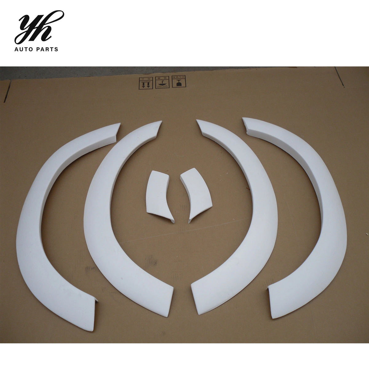 FRP 400R Style Fender Flares Wheel Arches Fiberglass for Nissan Skyline R33 GTS GTR BCNR33 Widebody Kit 4PCS