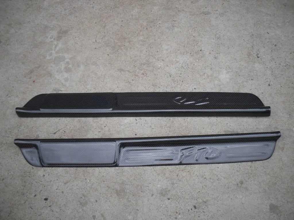 For 1995-2000 FTO OEM Style Carbon Fiber Door Sill Plate (Pair)