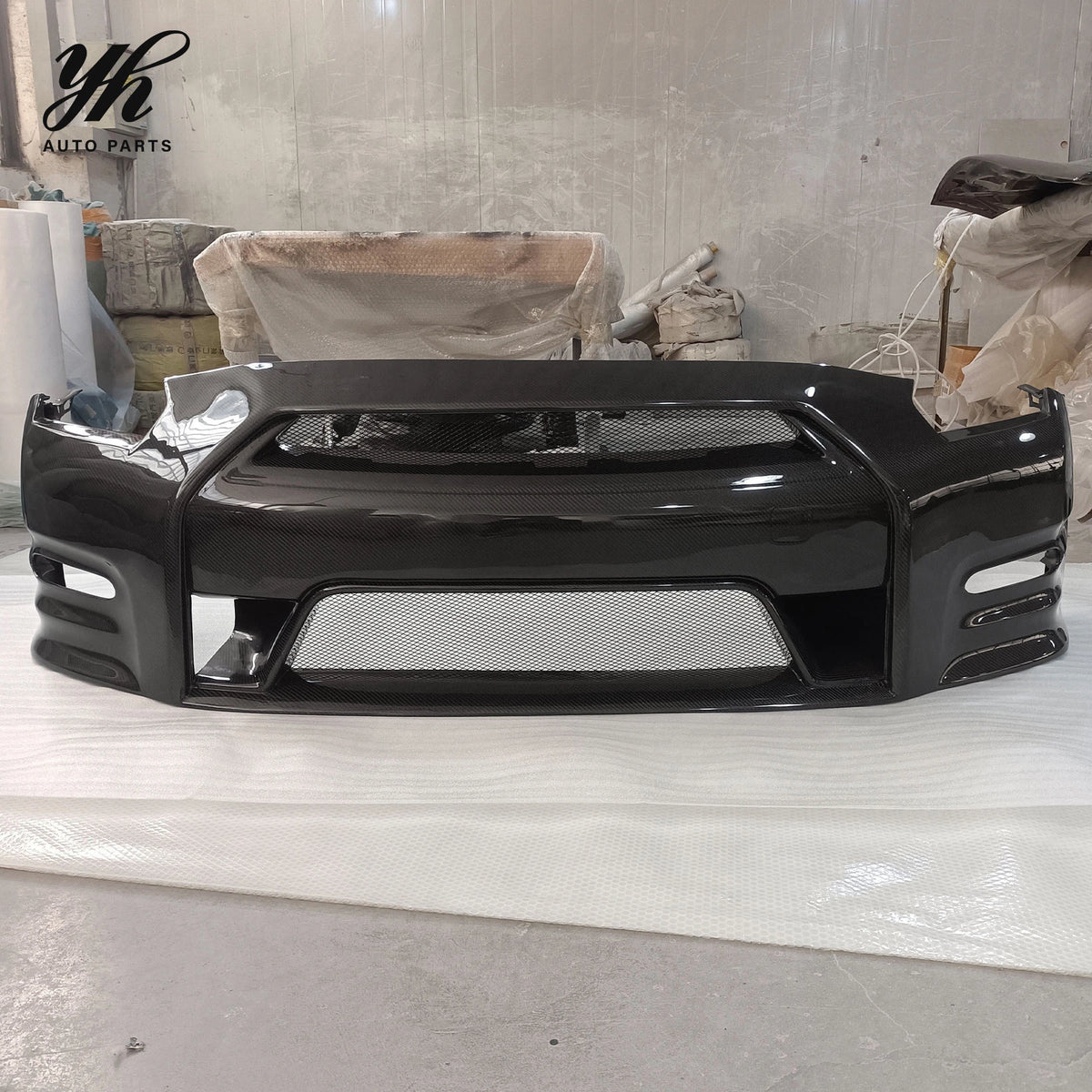Factory Direct Sales 2008-2013 R35 GTR DBA-OEM-Style Front Bumper Carbon Fiber