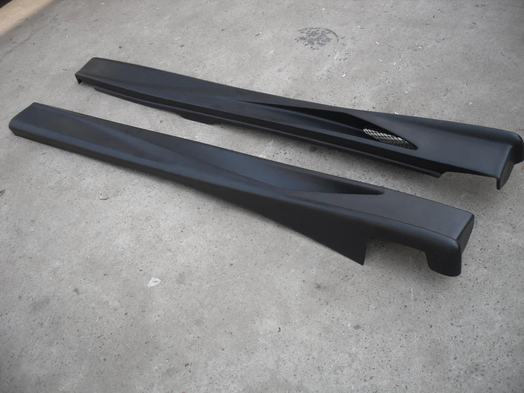 Glass Fiber Cyber Side Skirts for Mitsubishi FRP Evolution EVO 8 9 (2001-2010) Black