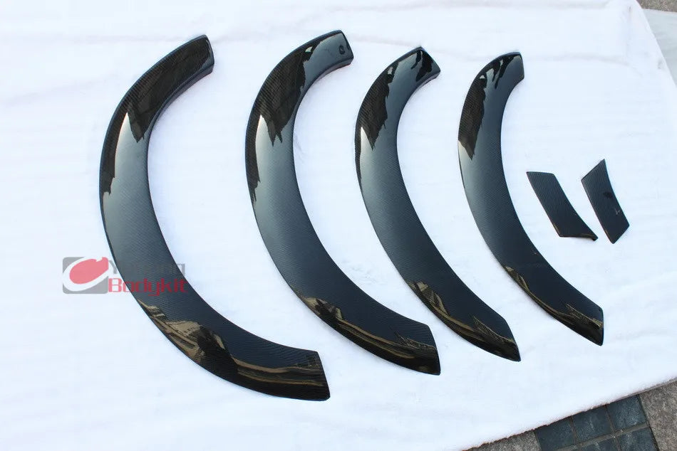 Carbon Fiber CF Wheel Arches Extensions Eyebrow for Skyline R33 GTST/GTR Nisom NI 400R Style