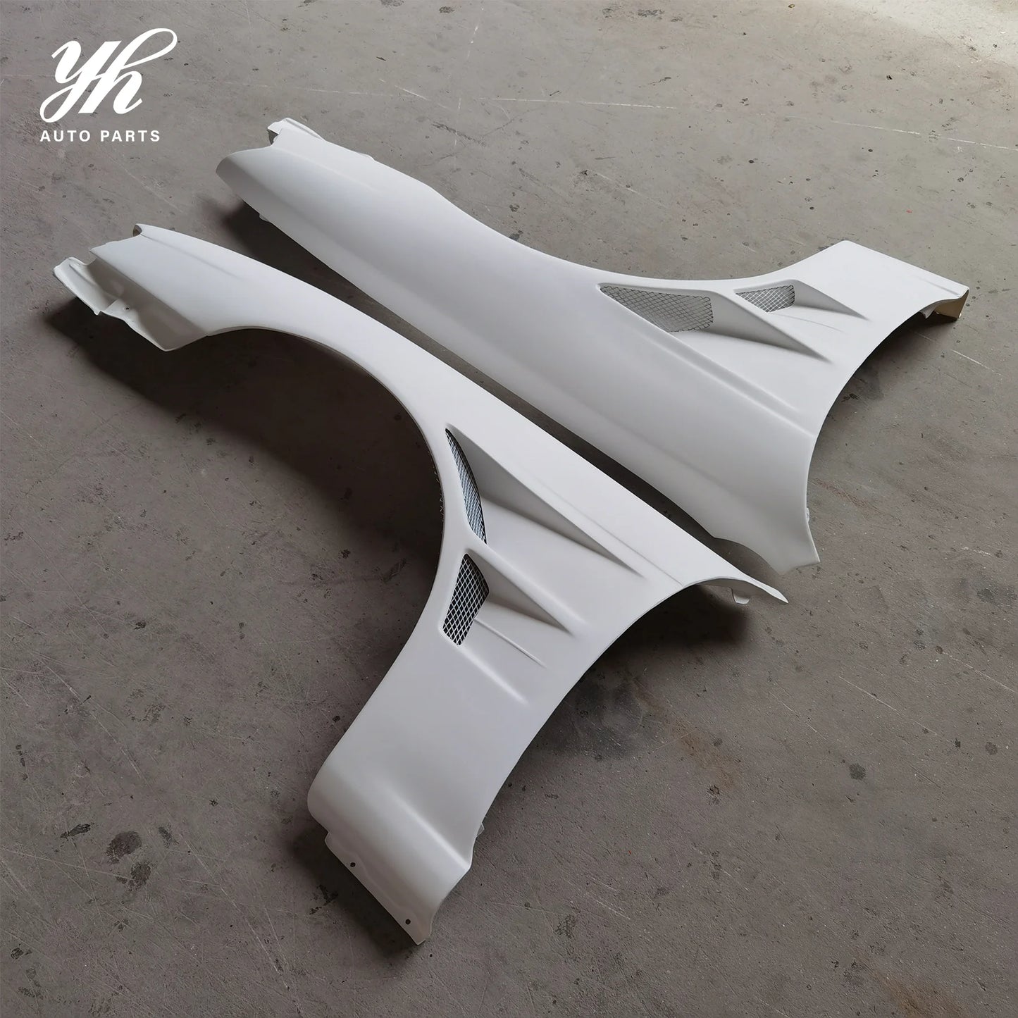 Glass Fiber Front Fenders+30mm Fit for FRP S14 Zenki Early Model BN-Sports Style