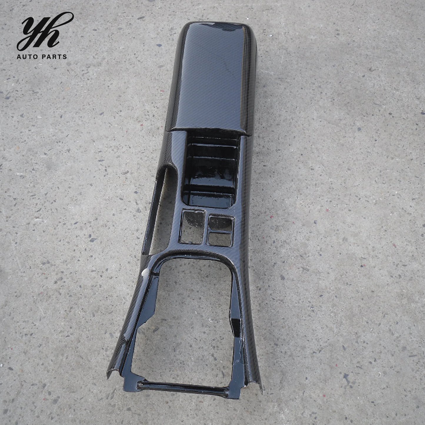 YH S14/S14A RHD High Quality Carbon Fiber Central Console Replacement with Armrest Cover Easy Installation No Warranty