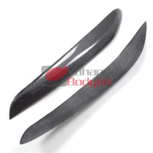 Black Skyline R34 Headlight Eye Lid Eyebrow (Glass Fiber & Carbon) for Nissan 100 NX 1993-1994