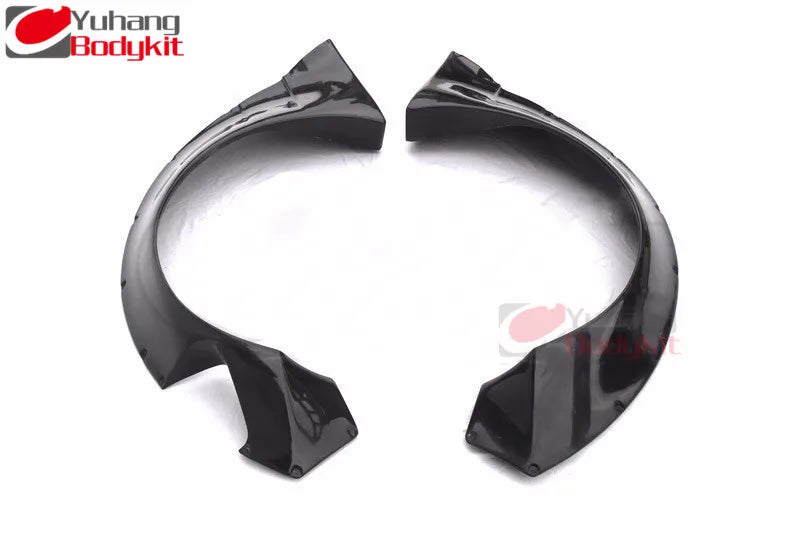 For for 1999-2002 S15 Silvia Rocket Bunny Black High Polished Glass Fiber Rear Fender FRP Yuhang