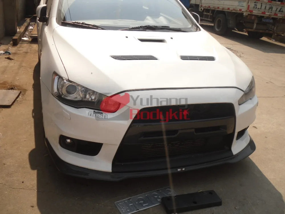 For Lancer Evolution EVO 10 X OEM Hood Bonnet Glass Fiber FRP