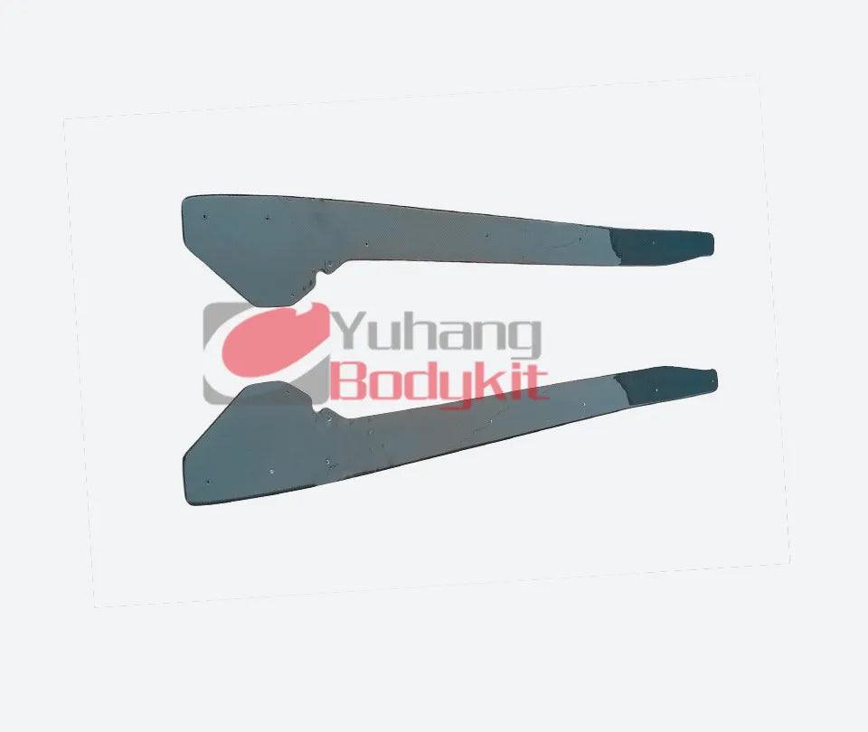 For CF Skyline R35 GTR 2013 VS Side Skirt Extension Spat Carbon Fiber