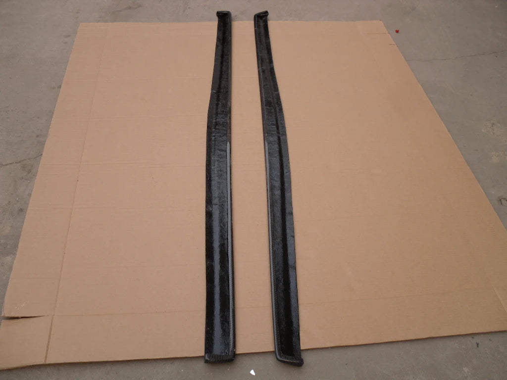 For Evolution EVO 7 8 9 DAMD Side Skirt EXTENSION (Pair) CF Carbon Fiber
