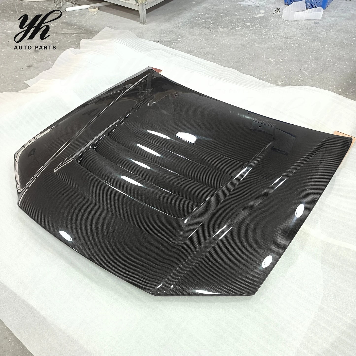 YH Carbon Fiber Skyline R34 GTR Hood Bonnet-Black Fast Installation