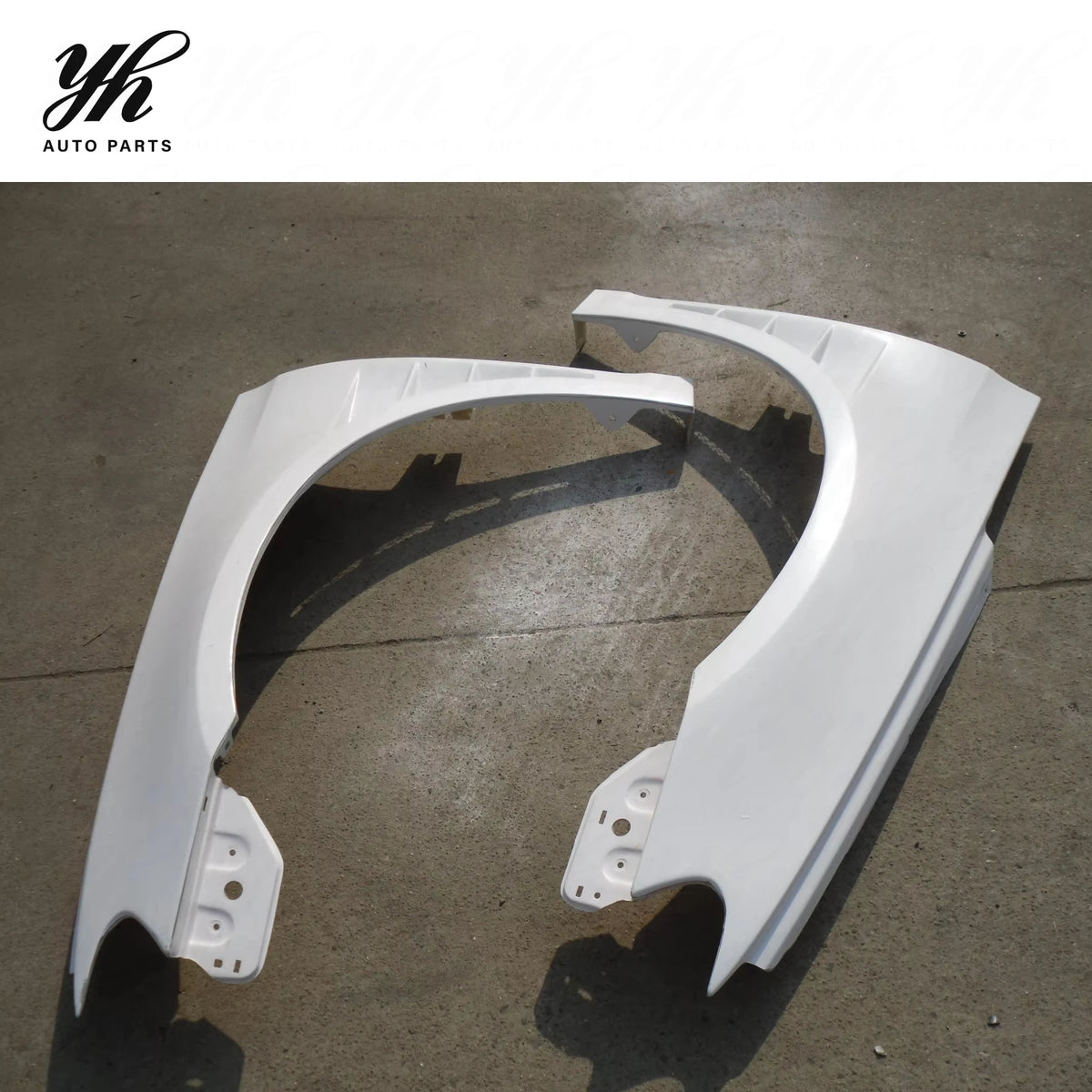 FRP Front Fender Vented Wing Left Right Pair for Volkswagen VW Scirocco R Cup Racing Body Parts 2008-2017 Kit Accessories