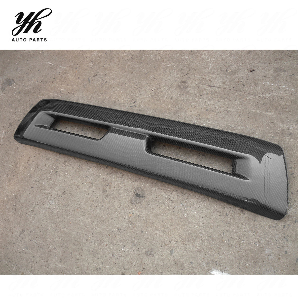 EVO X Style Carbon Fiber Front Bumper Grill for Mitsubishi Lancer 1998-2001 EVO 5 6 V VI Conversion Mesh Grille