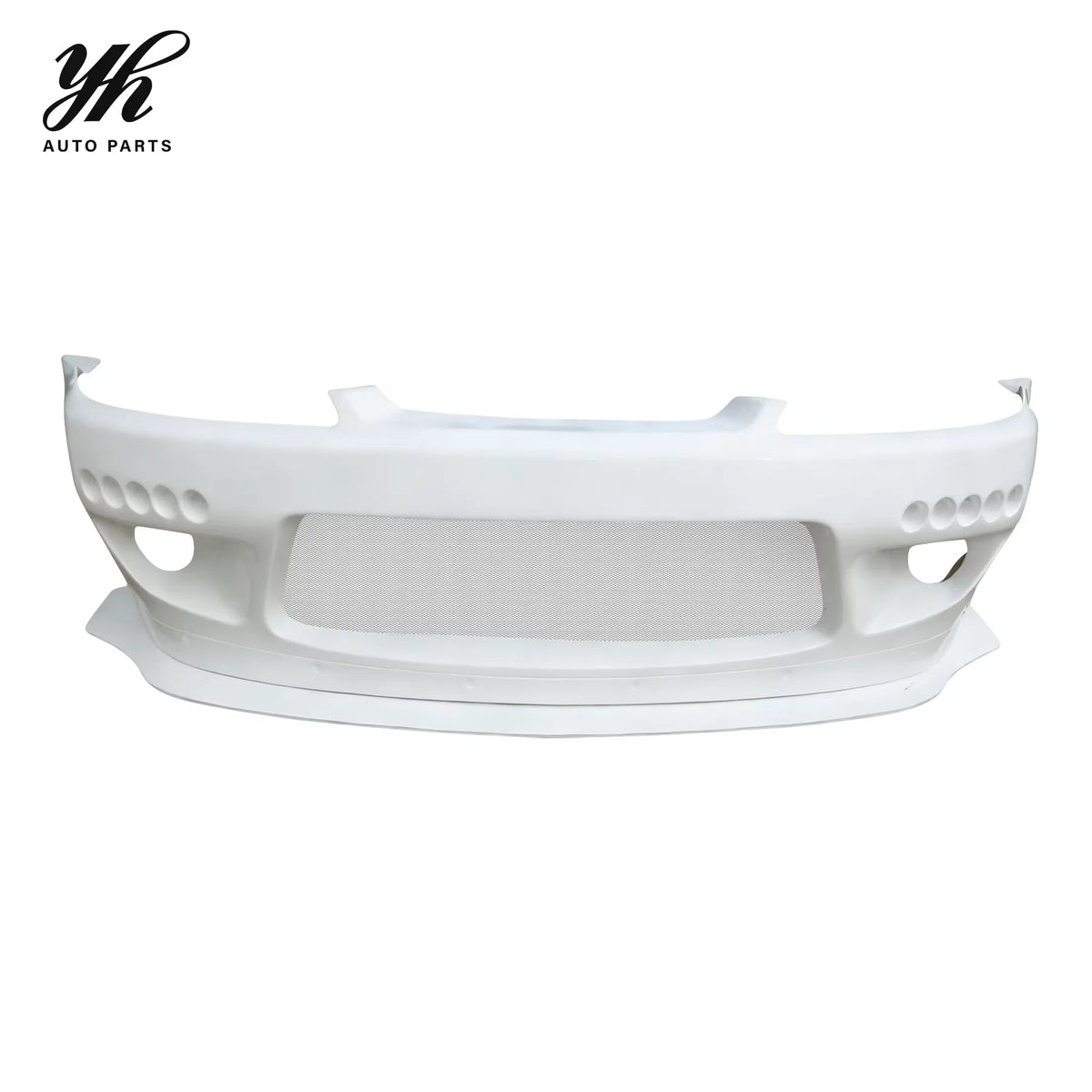 White Glass Fiber RB Style Front Bumper Lip Widebody Aero Kit for 1999-2002 Nissan Silvia S15 Exterior Upgrades