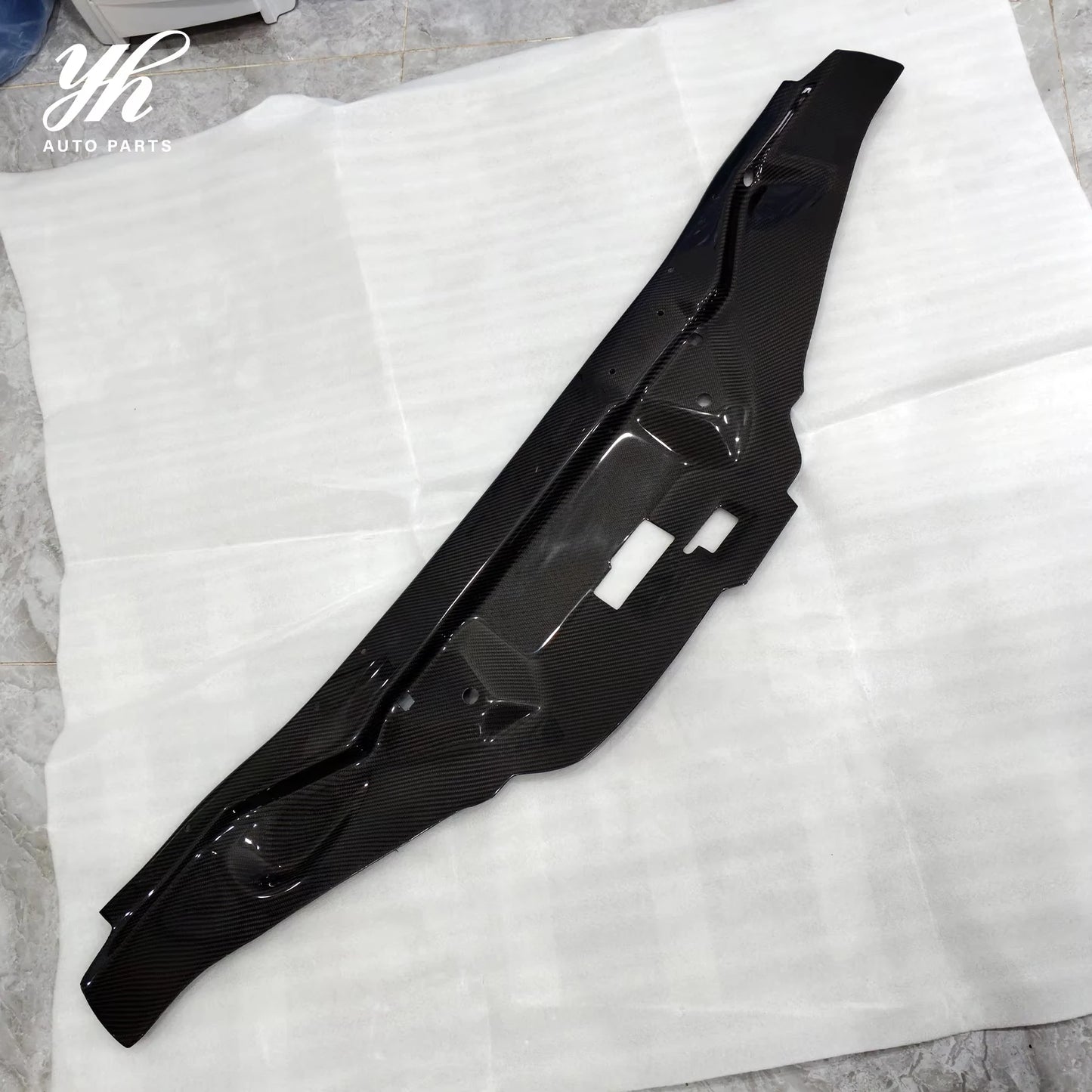 OEM Black for 1997-1998 Nissan S14A Silvia Kouki 200SX 240SX Garage Defend Cooling Panel Carbon Fiber