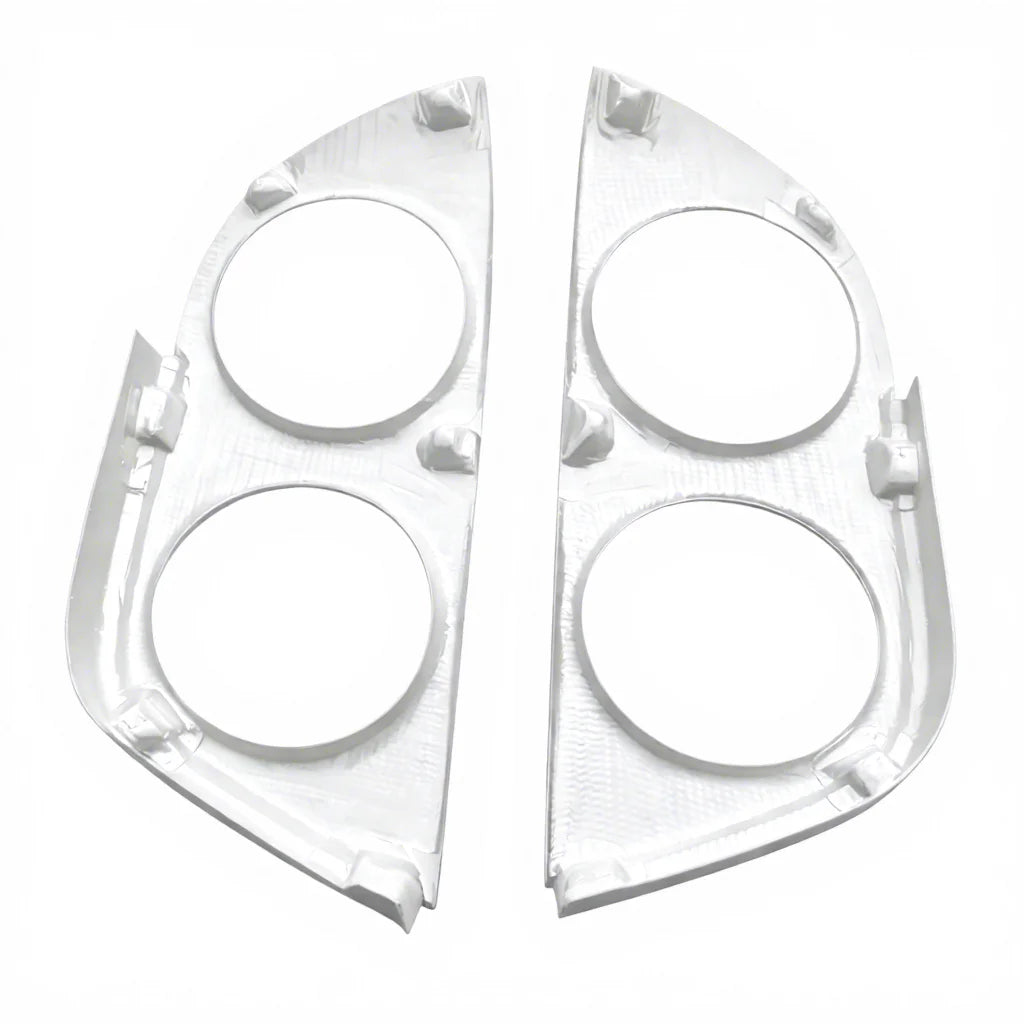Fog Lamp Cover (pair) CF for Skyline R33 Spec 2 GTS OEM Style Carbon Fiber