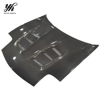 New Carbon Fiber RE Style Hood for RX7 FD3S (1993-1994) with High Gloss Finish and 3K Twill Weave