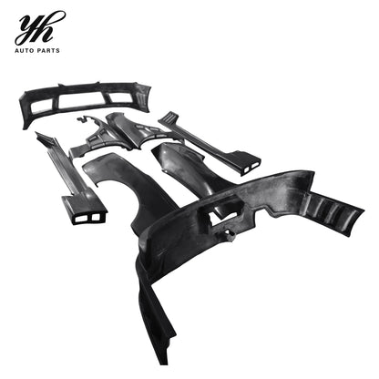 FRP S15 Complete Bodykit Front Rear Bumper Side Skirts for Nissan Silvia S15 Coupe Spec-R 1999-2002 Tuning Parts