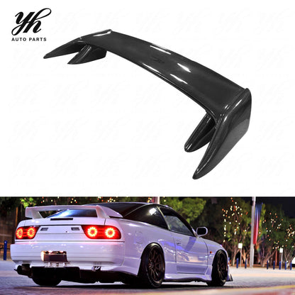 Customizable Single Deck FRP Carbon Fiber Rear Spoiler for S13 240SX 200SX Kouki