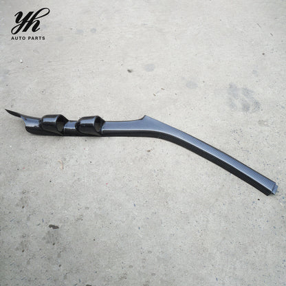 Glossy Carbon Fiber RHD A Pillar Dual Gauge Dash Pod Window Trim for 1995-1998 Nissan Skyline R33 GTR GTS-T