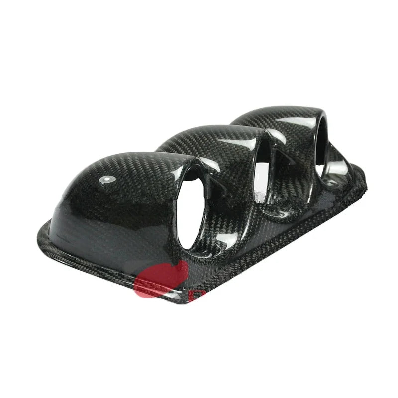 YH Carbon Fiber CF Bodykit for 2003-2007 Evolution EVO 7/8/9 RHD DASH TRIPLE GAUGE POD (52/60MM) 3K Twill Weave Finish