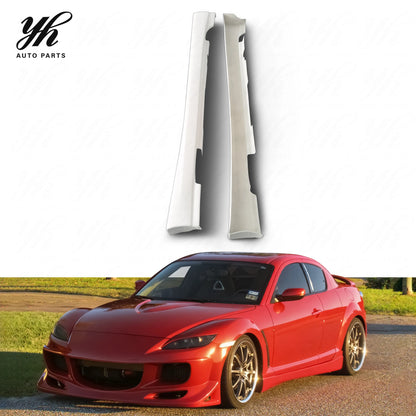 High Quality FRP Side Skirt for Glass Fiber RX8 Car Styling