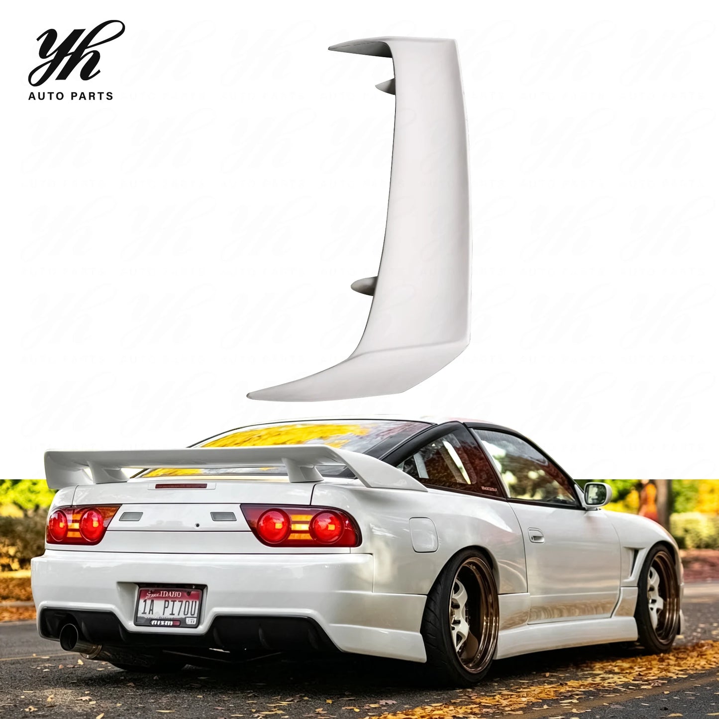 Commission FRP Carbon Fiber Bodykit for Auto Accessories 180SX S13 S14 S14A 326 Power Rear Spoiler Wing