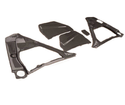 OEM Style Carbon Fiber Engine Compartment Cover 5Pcs Set for Nissan GT-R GTR R35 VR38DETT Engine Bay Tuning Parts