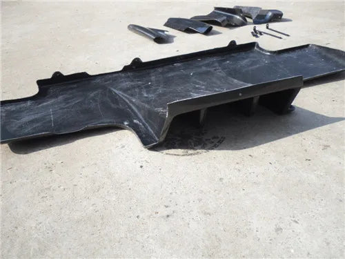 For R32 GTR Top Secret Rear Diffuser with Metal Fitting Accessories(3pcs)
