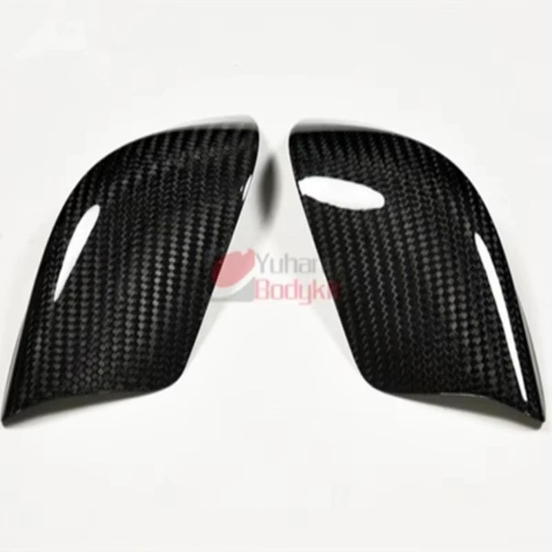 3K Twill Carbon Fiber Door Mirror Lower Bottom Housing Shells 2Pcs Set for Nissan GTR R35 2009 2010 2011 Accessories