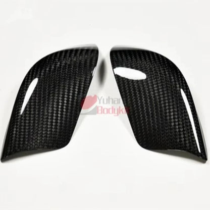 3K Twill Carbon Fiber Door Mirror Lower Bottom Housing Shells 2Pcs Set for Nissan GTR R35 2009 2010 2011 Accessories