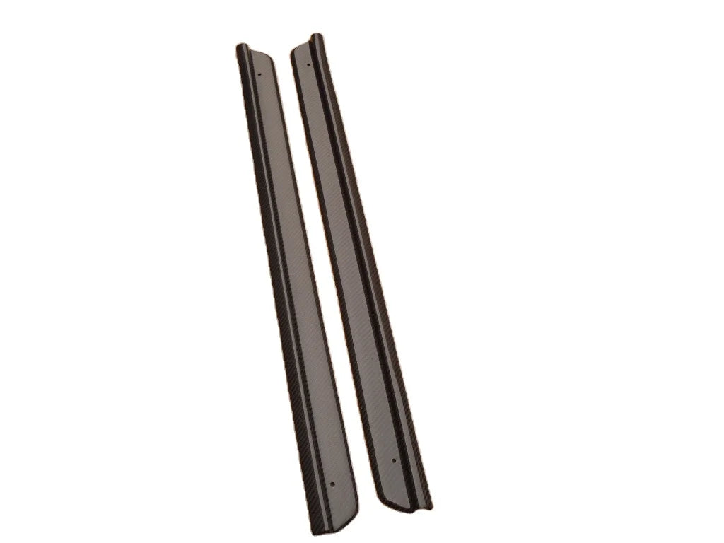 For 1995-1998 Skyline R33 GTR GTS Door Sill Interior Cover Trim 2Pcs Carbon Fiber CF