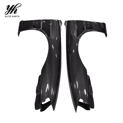 BN Style 3K Twill Carbon Fiber Front Over Fenders +25mm Widebody Flares for Nissan Silvia S14 Kouki S14A 240SX Tuning