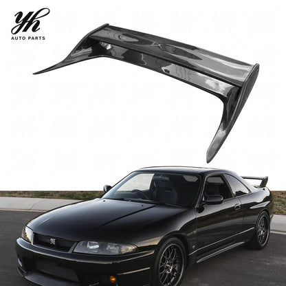 Carbon Fiber Double Deck Bodykit FIT for 1994-1997 SKYLINE BNR33 R33 GTR OEM REAR TRUNK SPOILER WING