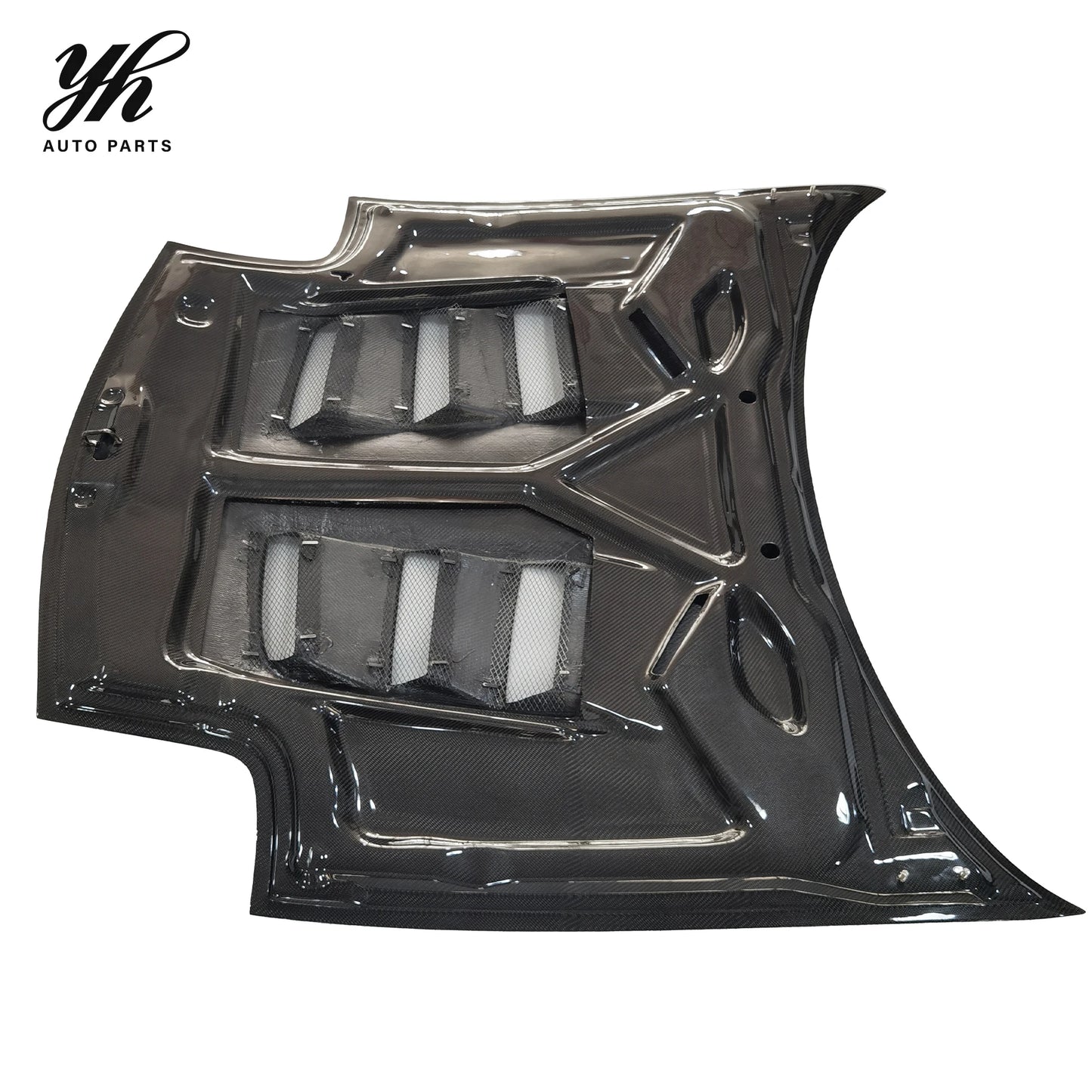 New Carbon Fiber RE Style Hood for RX7 FD3S (1993-1994) with High Gloss Finish and 3K Twill Weave