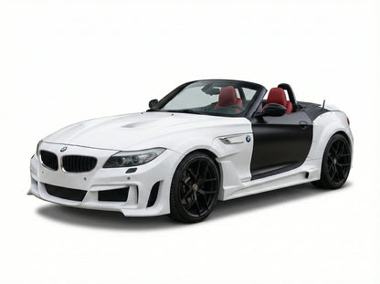 New Arrival Yuhang White Wide Body Kit for Z4 E89 Glass Fiber FRP Front/Rear Bumper Over Fenders Side Skirts 2009-2016