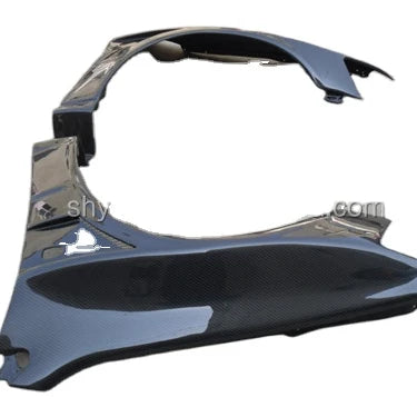 YH Carbon Fiber Evolution EVO 8 9 VC Front Fender (10mm Wider) (Pair) High Quality Factory-Direct Black Screw Mounting