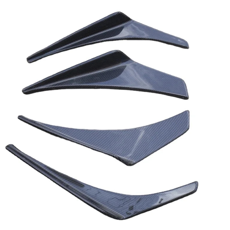 For EVOLUTION 7 8 9  Carbon Fiber Front Bumper Canard 4 Pcs