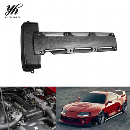 1993-1998 Supra MK4 2JZ Engine Plug Cover 2JZ NON-VVTI Carbon Fiber