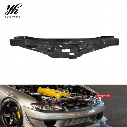 Yuhang Factory Direct Sales High Quality Carbon Fiber Cooling Panel for 1997-1998 S14A Silvia/Kouki/200SX/240SX Black