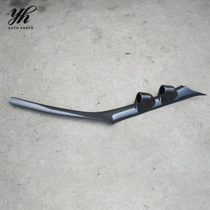 Glossy Carbon Fiber RHD A Pillar Dual Gauge Dash Pod Window Trim for 1995-1998 Nissan Skyline R33 GTR GTS-T