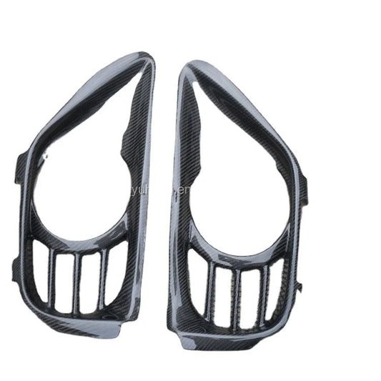 High Quality for Skyline R35 GTR Exhaust MCR Style Surround (pair) CF Carbon Fiber
