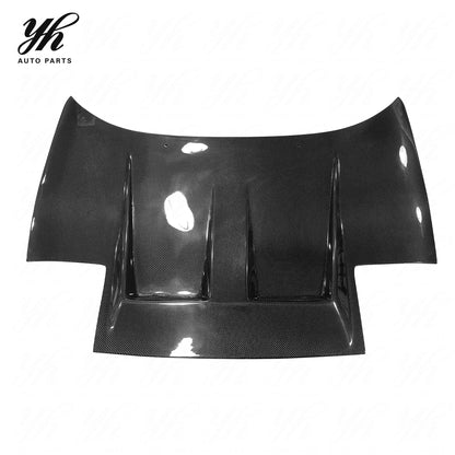 New YH Brand Black Carbon Fiber Hood Fit for CF 1990-1995 MR2 SW20 Border Style