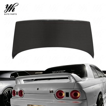 Bodykit Carbon Fiber OEM Style Rear Trunk Bootlid with Lock Hole Black High Glossy for CF 1989-1993 Skyline R32 GTS GTR