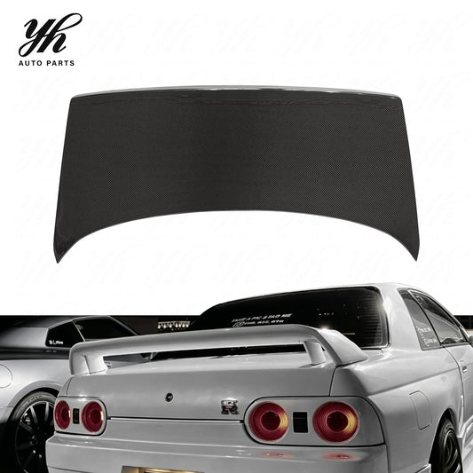 OEM-Style Rear Trunk Lid with Lock Hole for Nissan Skyline GTS / GT-R R32 (1989–1993) – Carbon Fiber / FRP