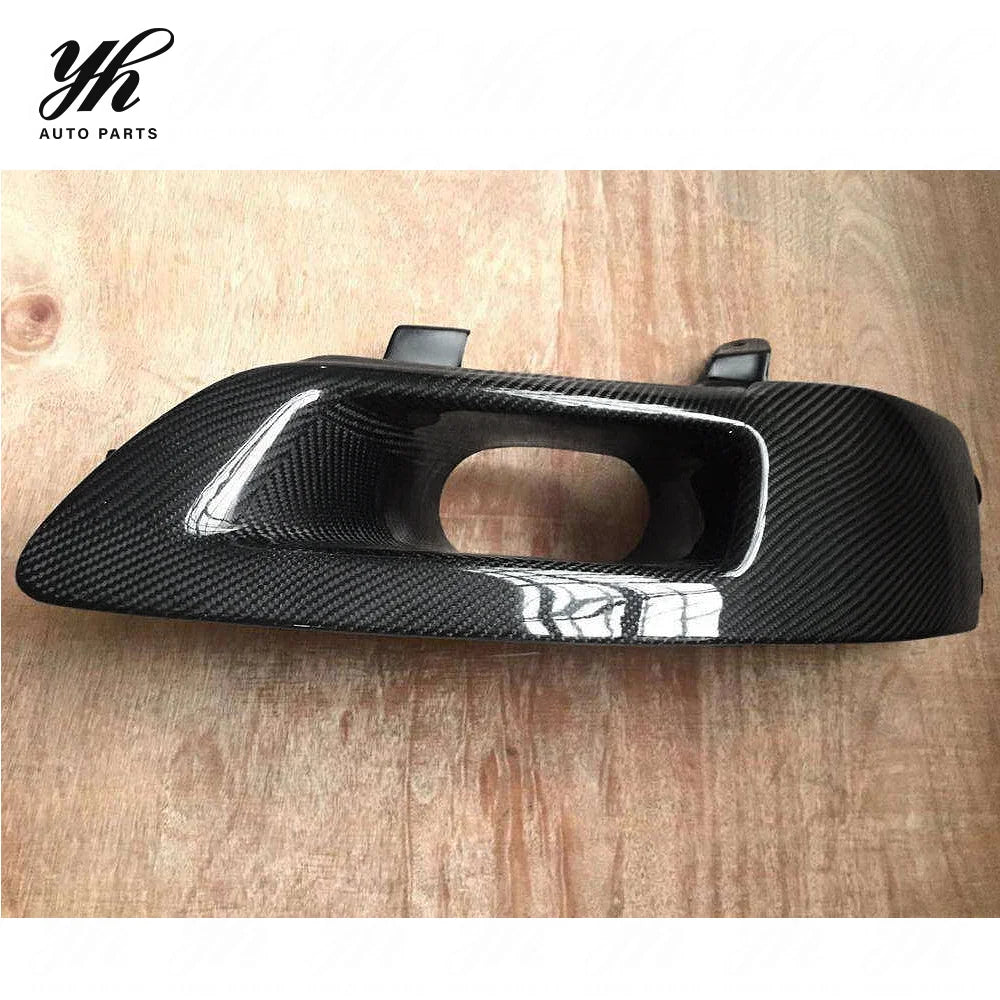 FOR 2001-2002  Evolution EVO 7-8-9 Carbon Fiber Headlight Air Intake Replacement LHS