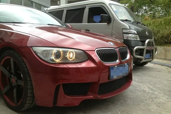 New High Quality 11-16 BMW3 Series E92 1M Glass Fiber Front Bumper Conversion with Excellent Fitment