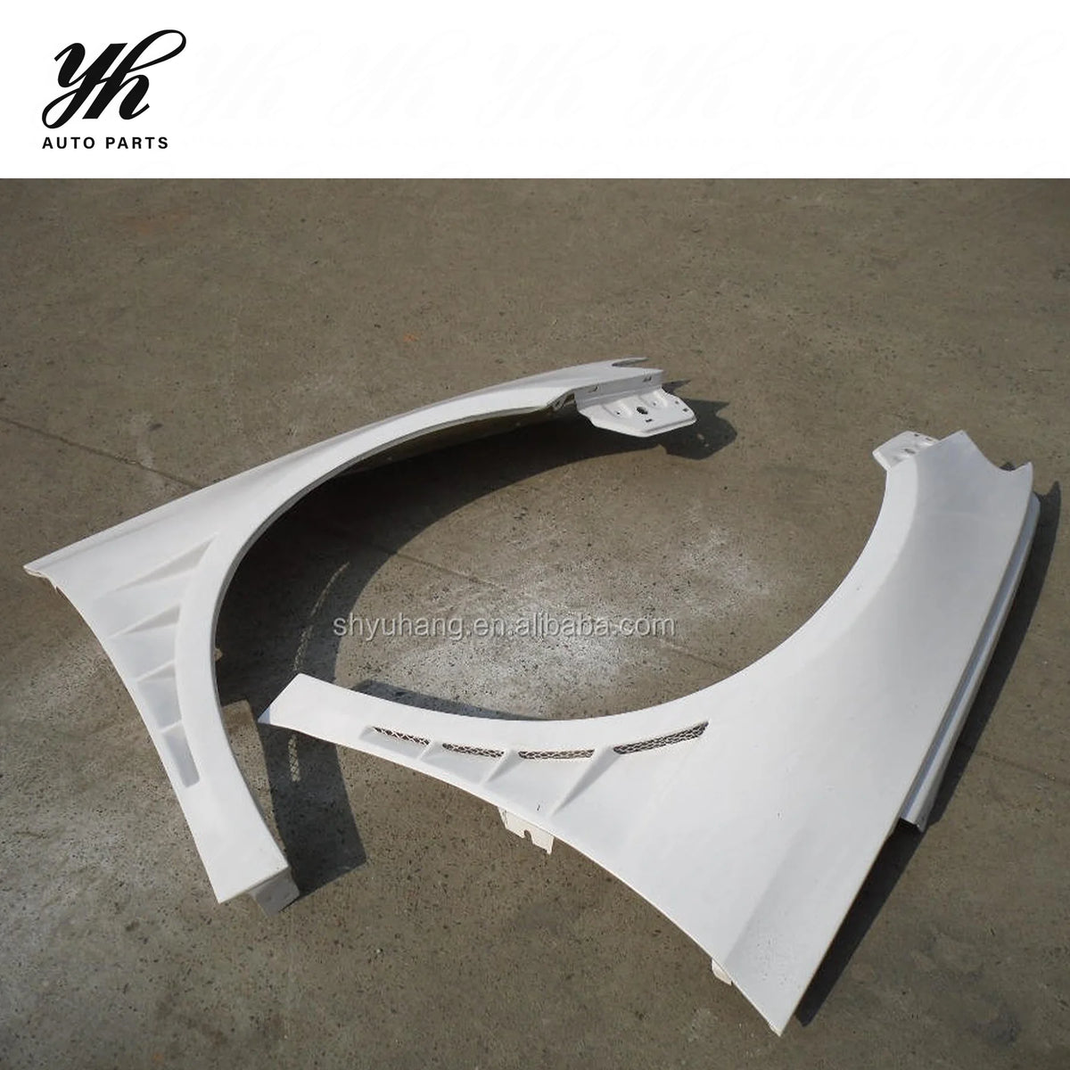 FOR Scirocco R Cup-Racing GT24 Style White High Quality Glass Fiber Vented Side Skirt for VW Golf 1985-1991