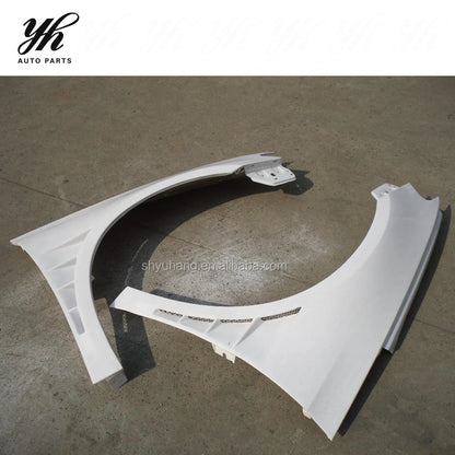 FOR Scirocco R Cup-Racing GT24 Style White High Quality Glass Fiber Vented Side Skirt for VW Golf 1985-1991