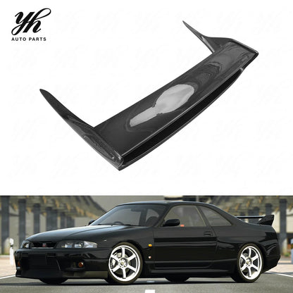 Carbon Fiber Double Deck Bodykit FIT for 1994-1997 SKYLINE BNR33 R33 GTR OEM REAR TRUNK SPOILER WING