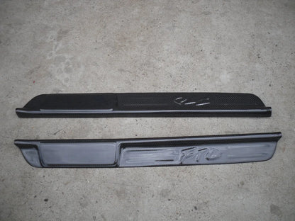 For 1995-2000 FTO OEM Style Carbon Fiber Door Sill Plate (Pair)